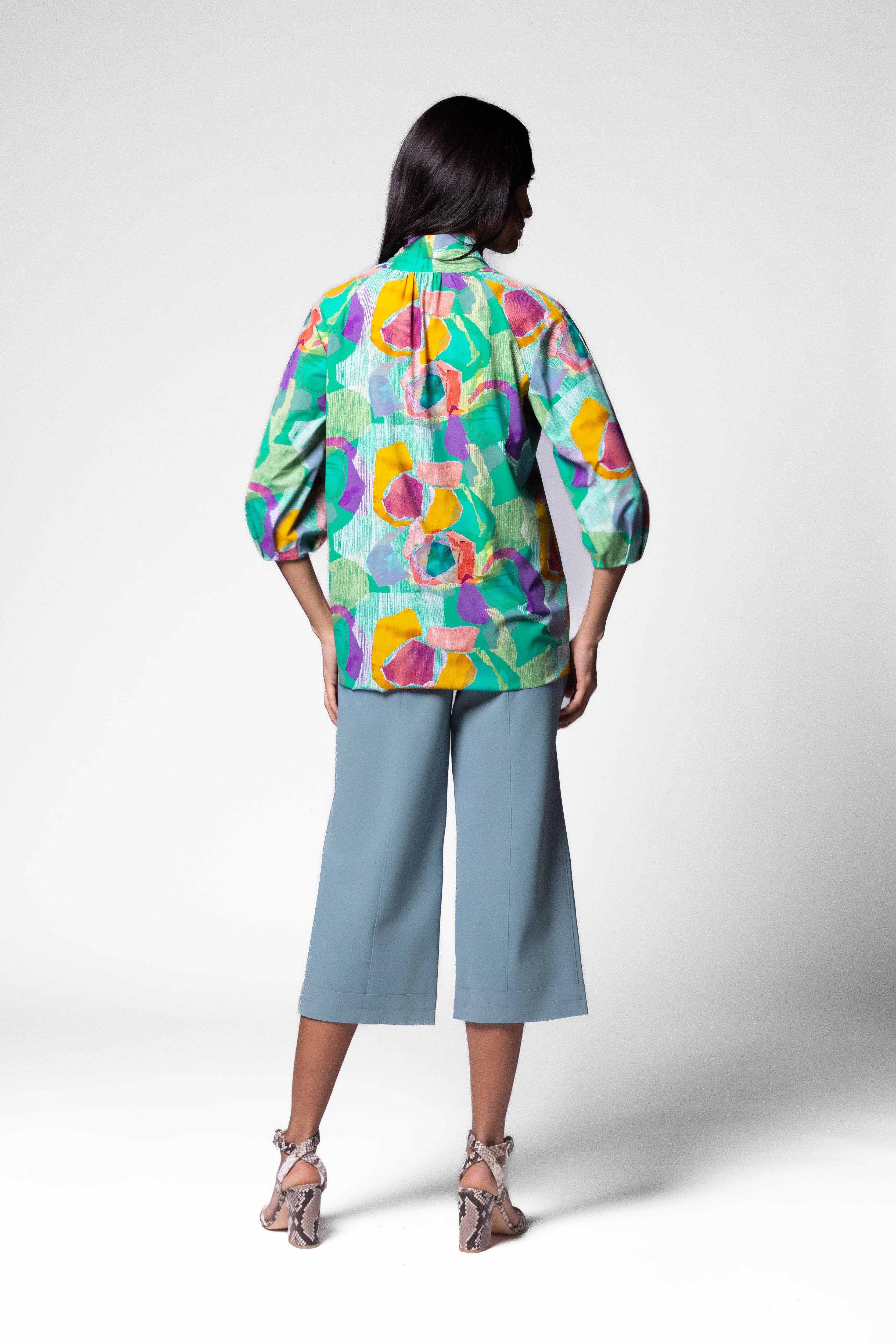 Gish Blouse - Otsu Print
