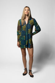 Hikari Mini Tunic - Fossanova Print