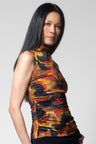 Jutta Top - Bursa Print