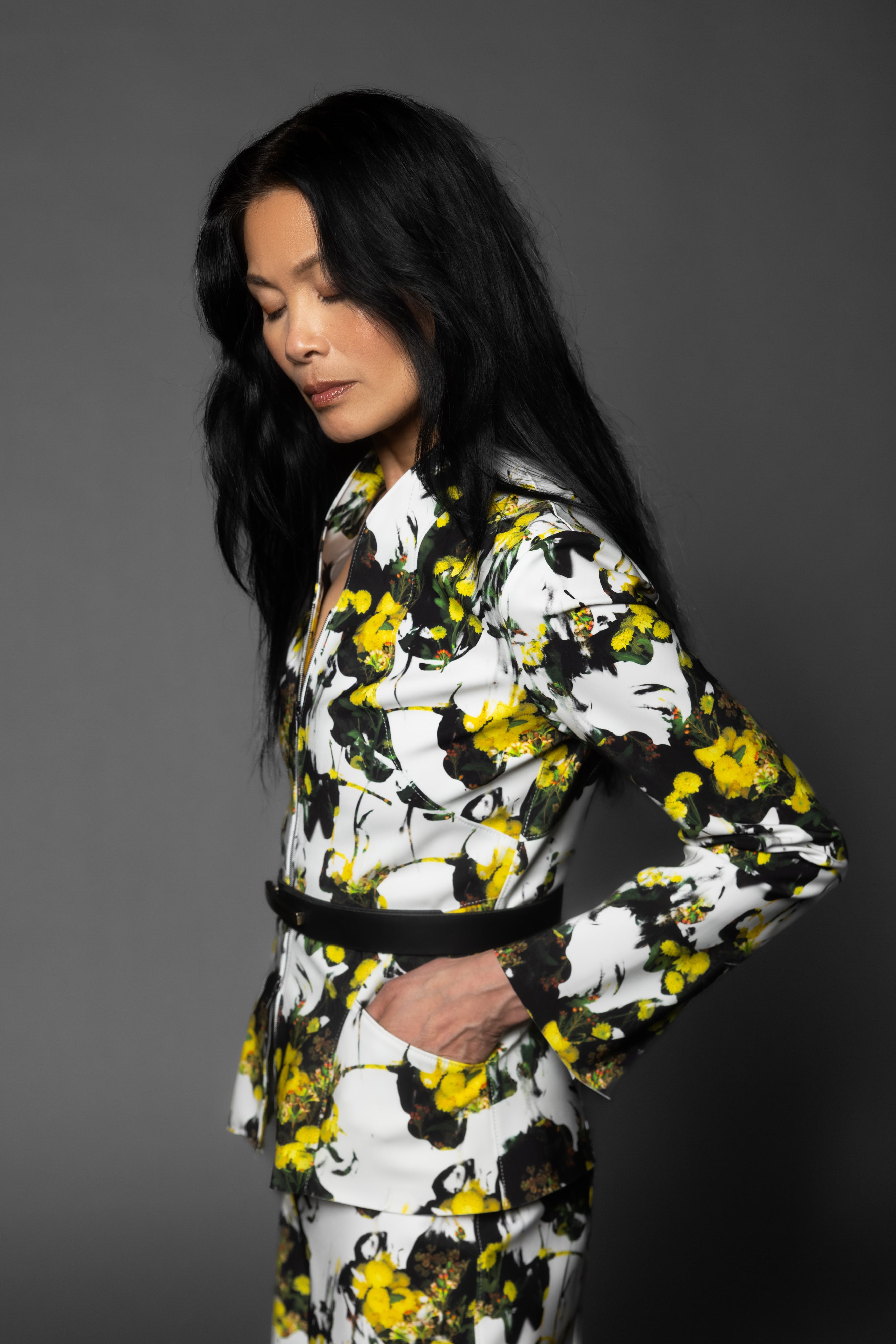 Jezebel Jacket - Brasilia Print