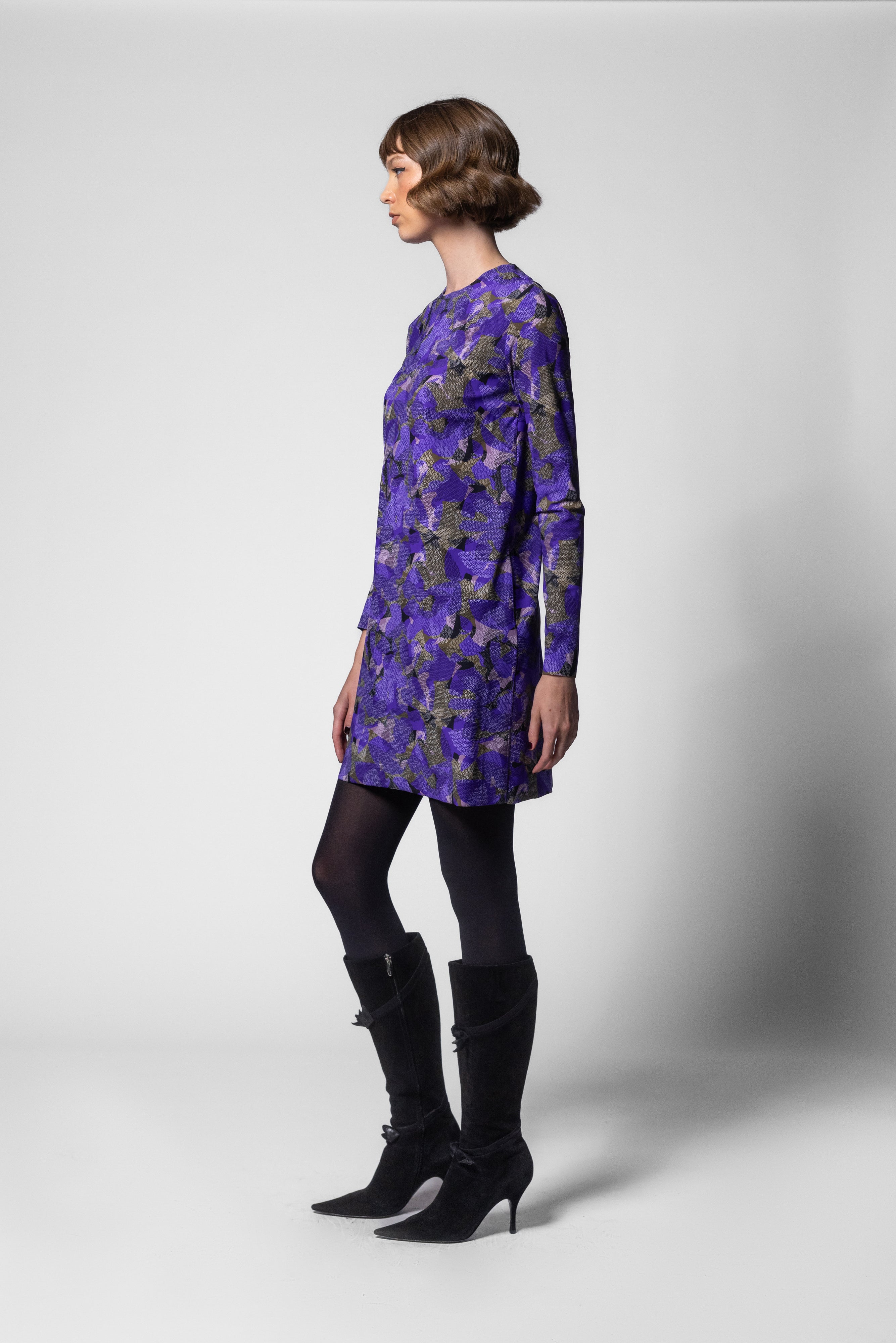 Jun Mini Tunic - Palestrina Print