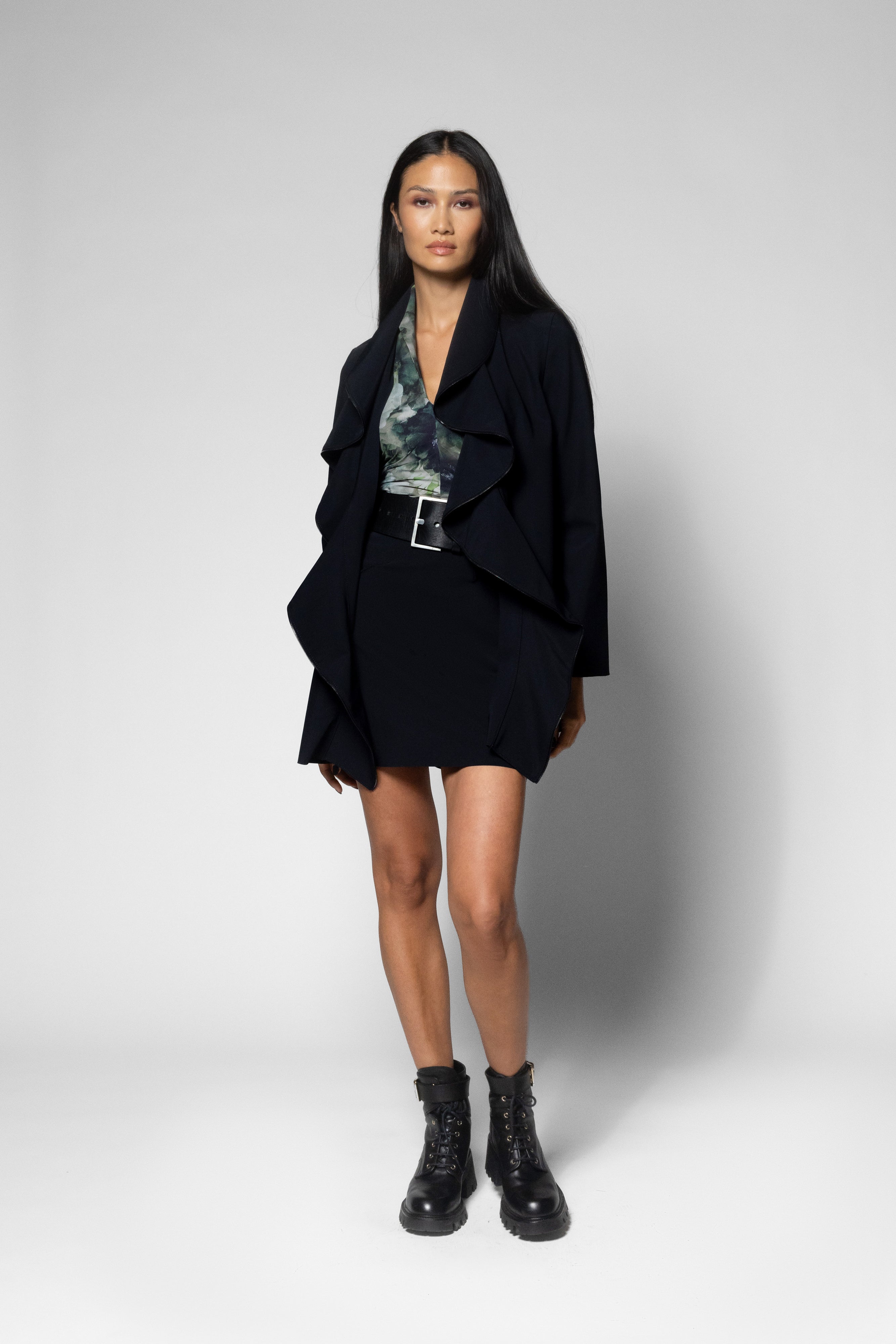 Luz Coat - Black – Maria Pinto