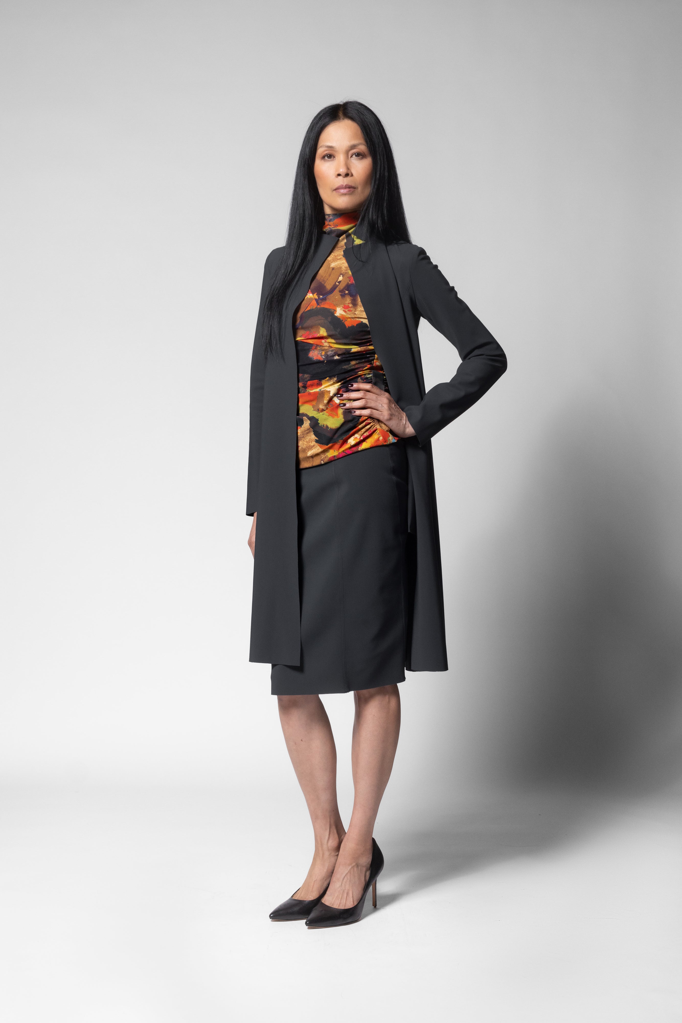 Jutta Top - Bursa Print