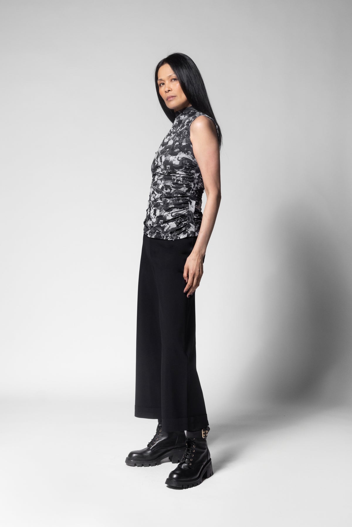 Jutta Top - Izmit Print
