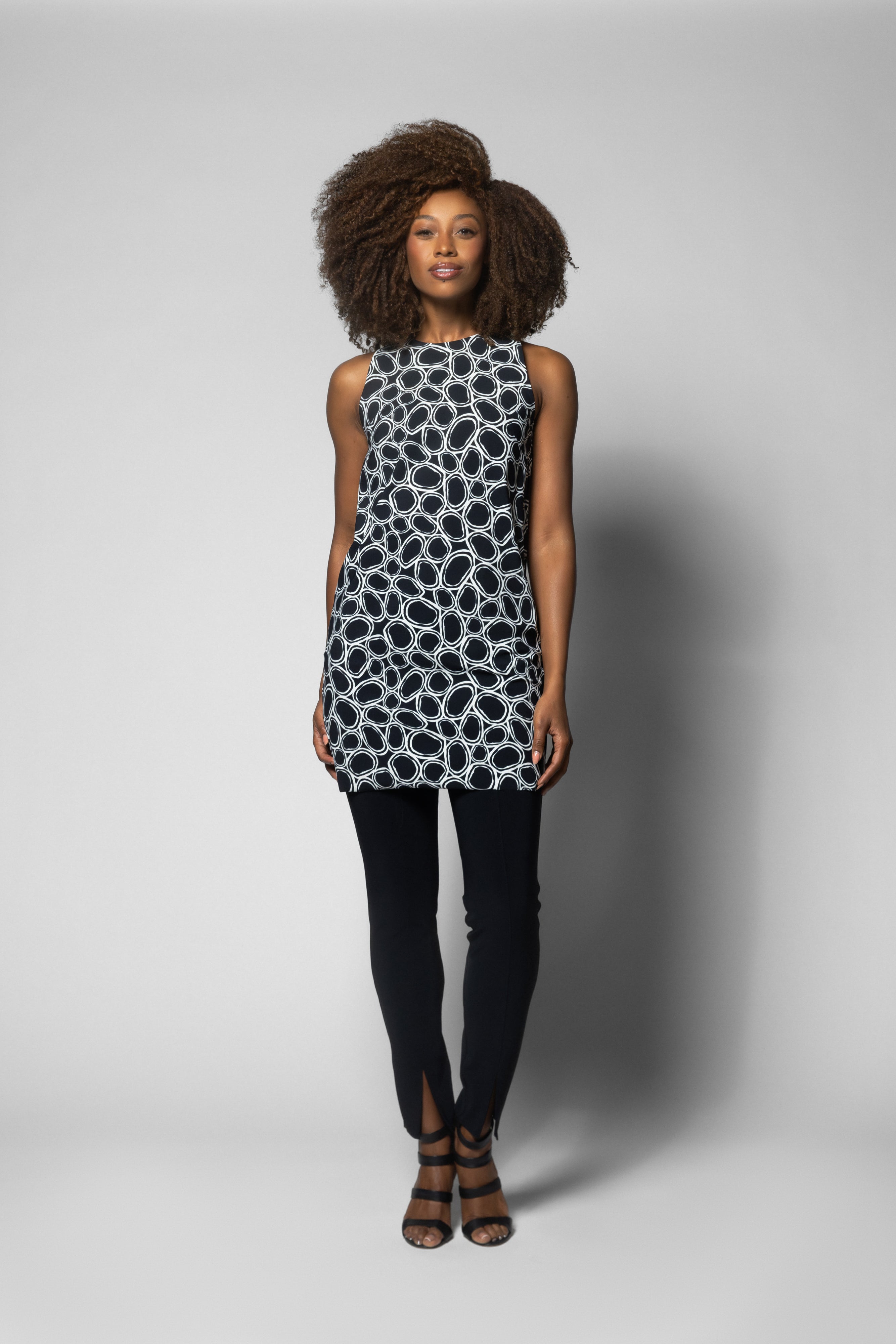 Koto Mini Tunic - Butterfly Print