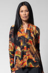 Lucia Blouse - Bursa Print