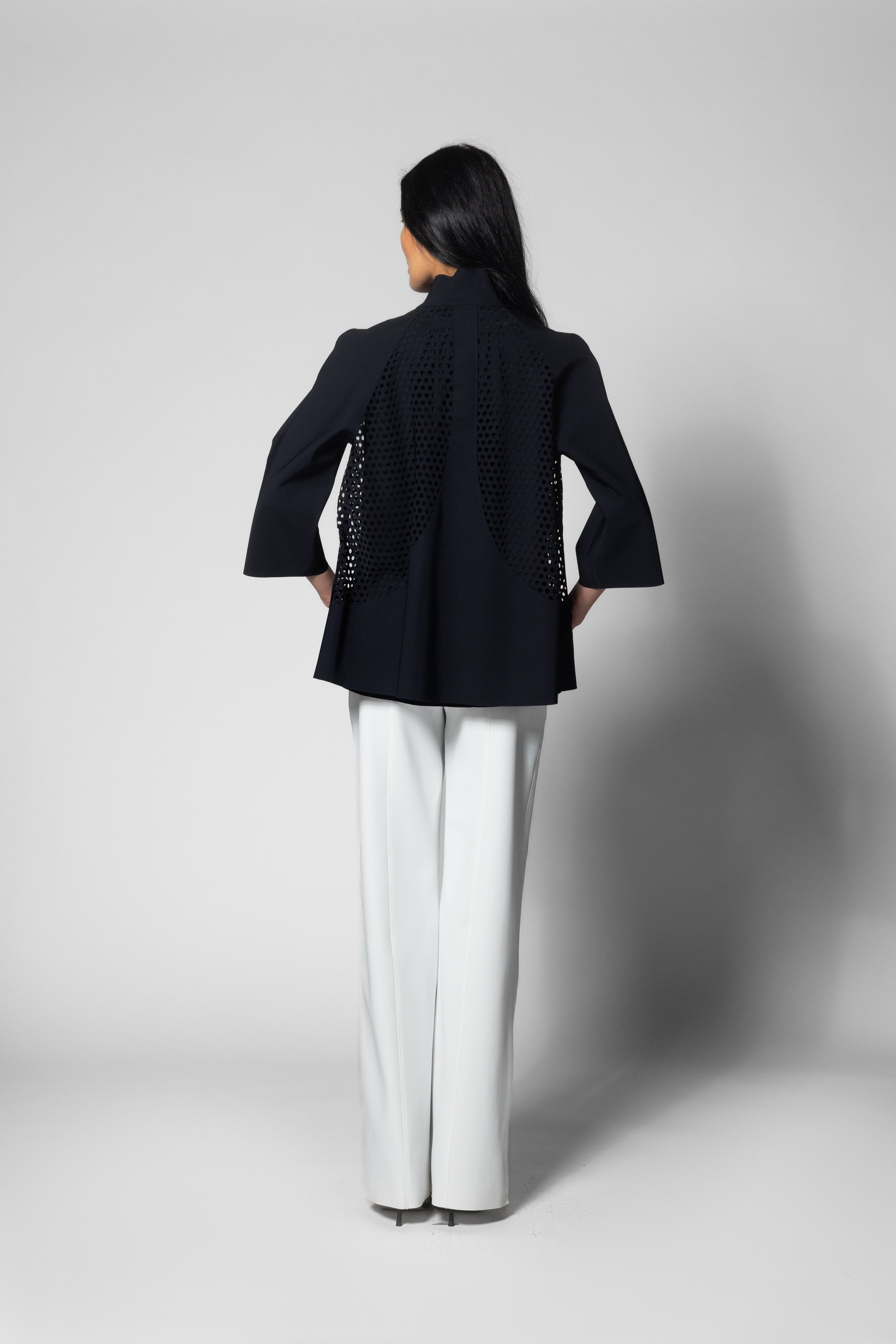 Luana Jacket - Black Laser