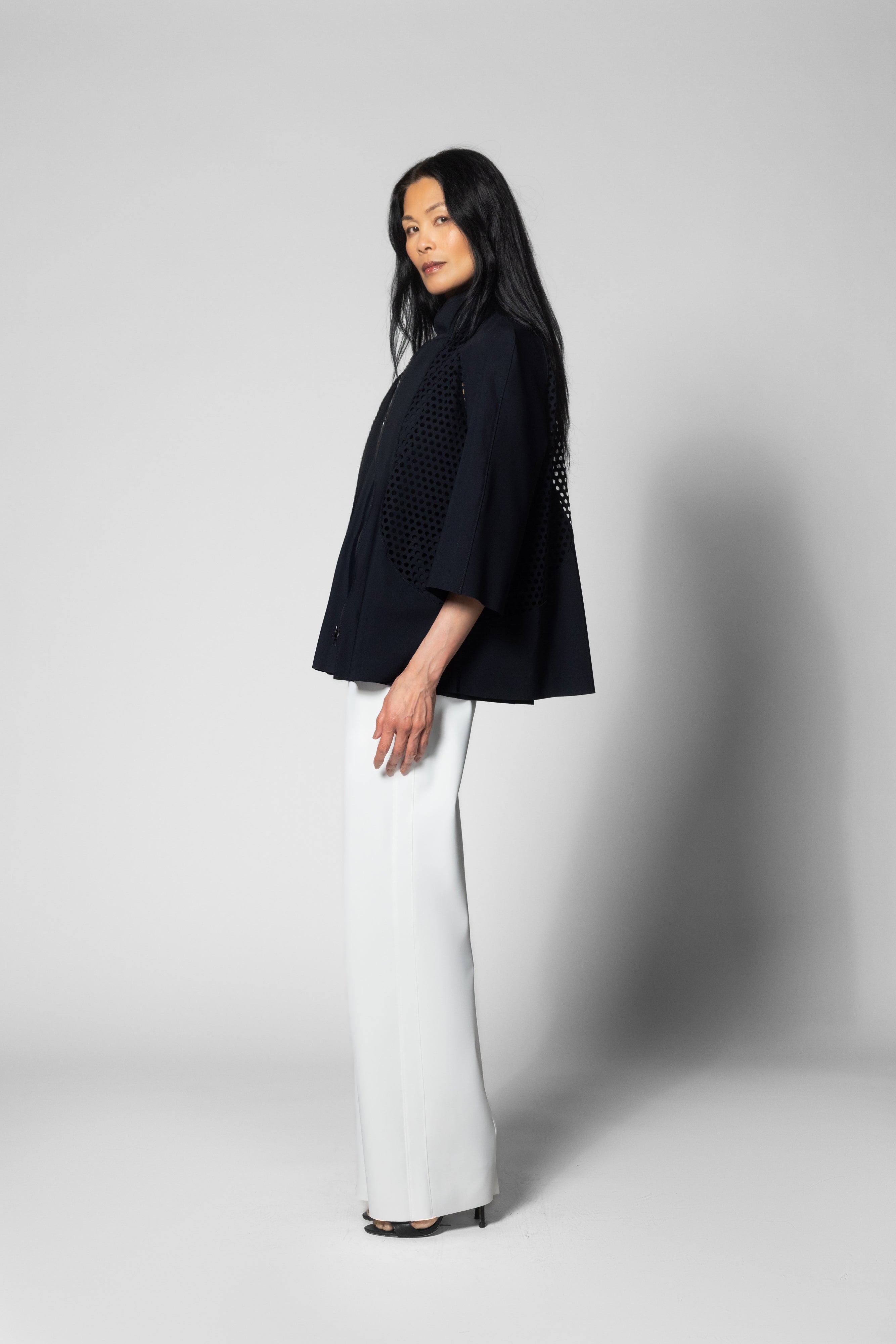 Luana Jacket - Black Laser