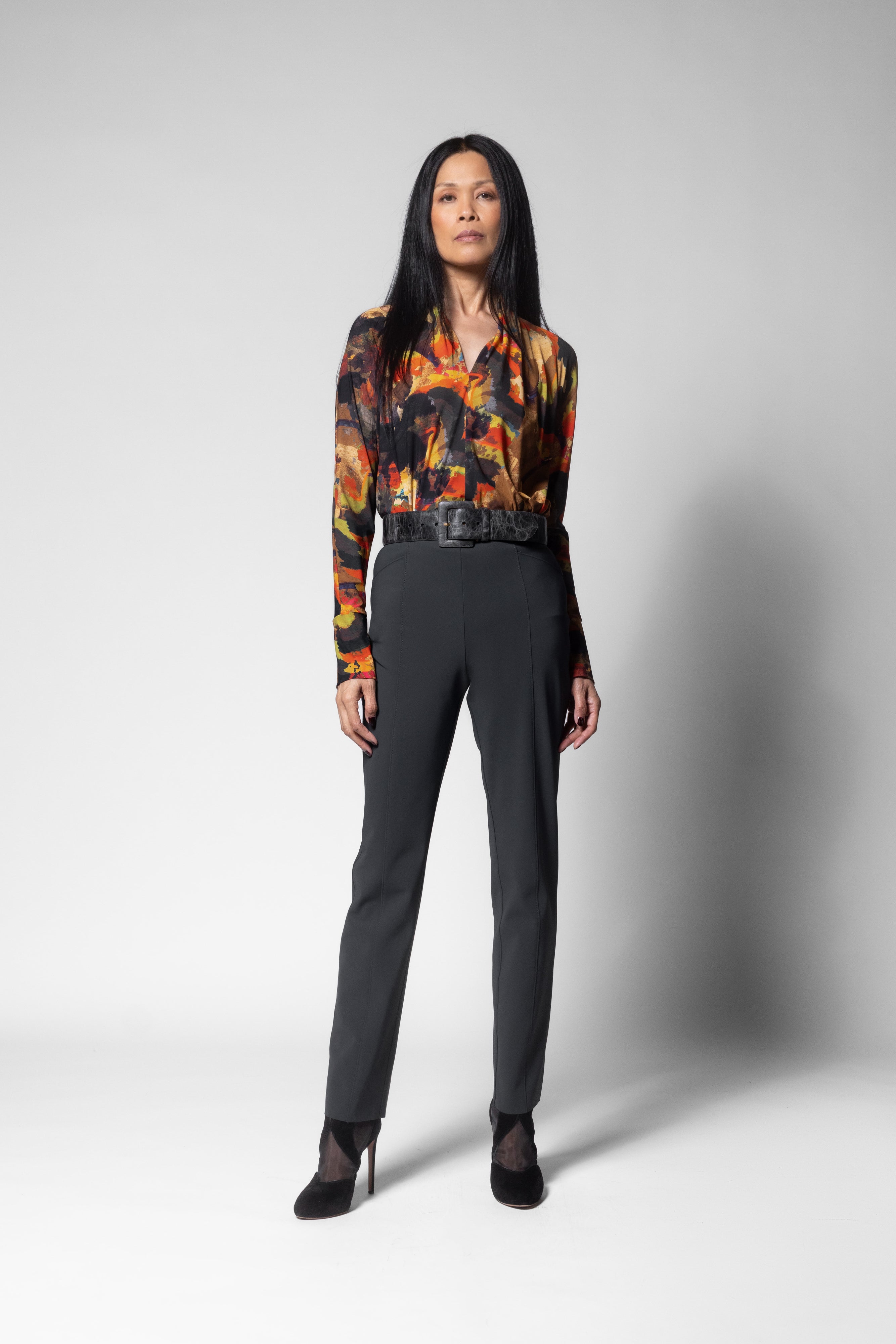 Lucia Blouse - Bursa Print
