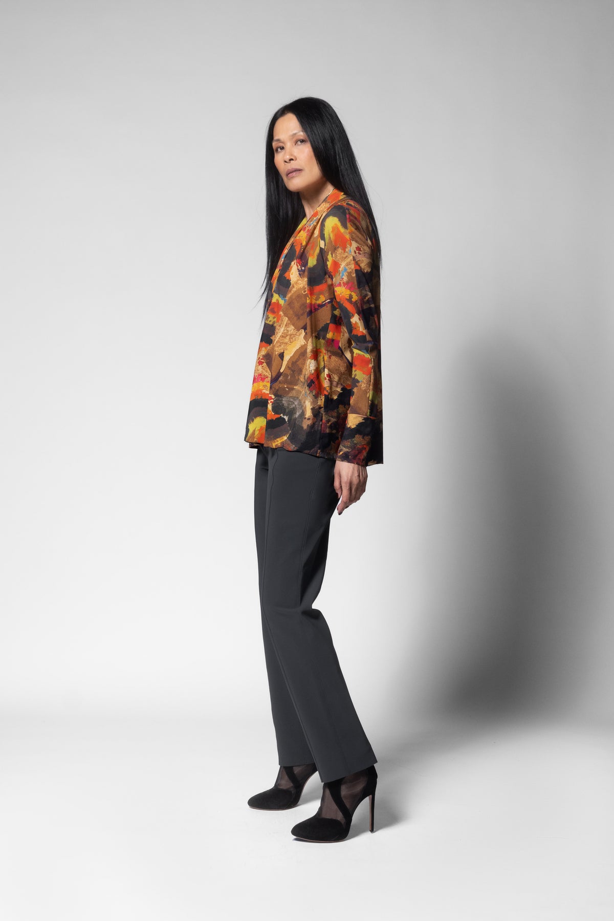 Lucia Blouse - Bursa Print