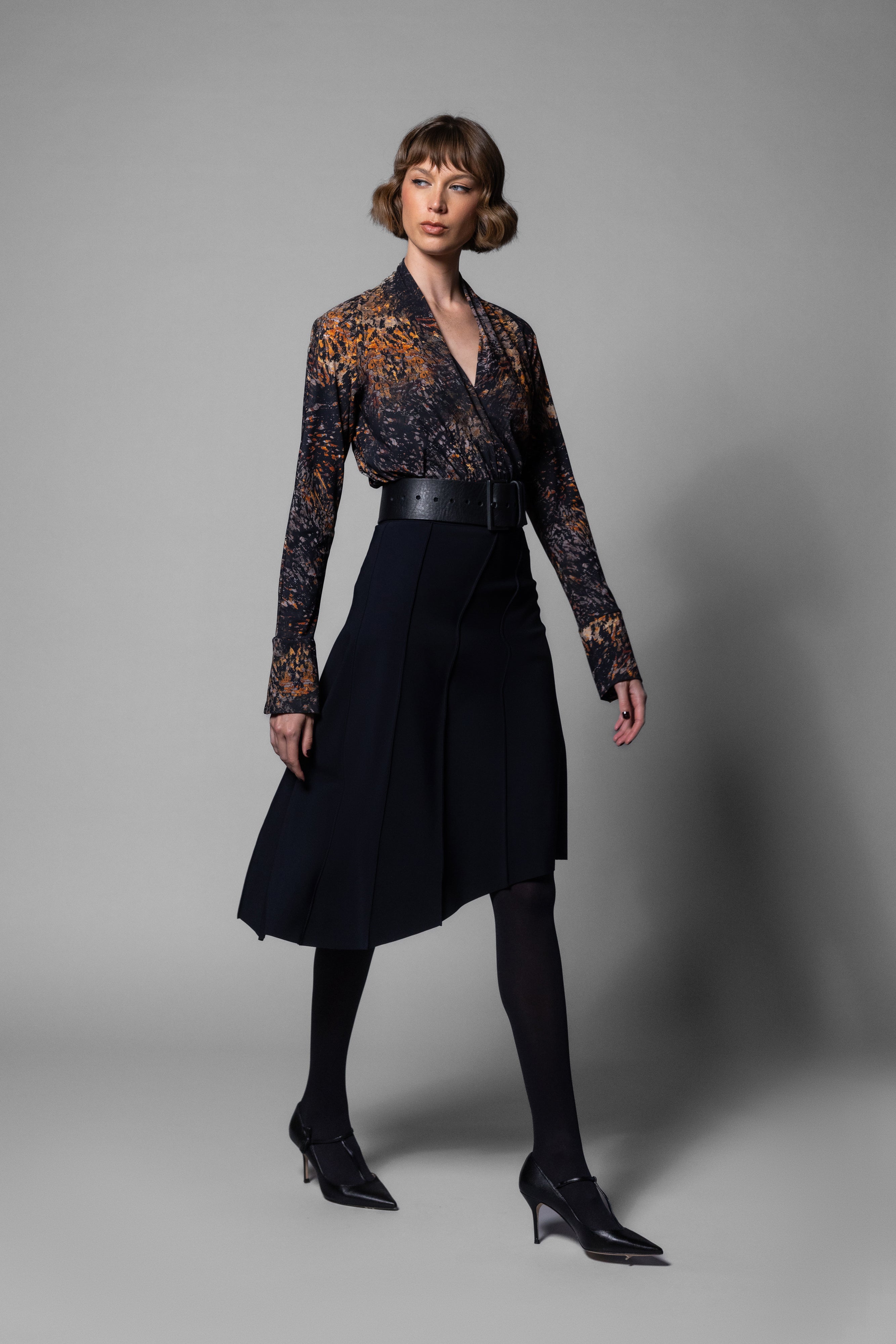 Lucia Blouse - Cortona Print