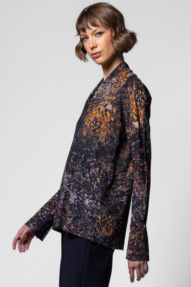 Lucia Blouse - Cortona Print