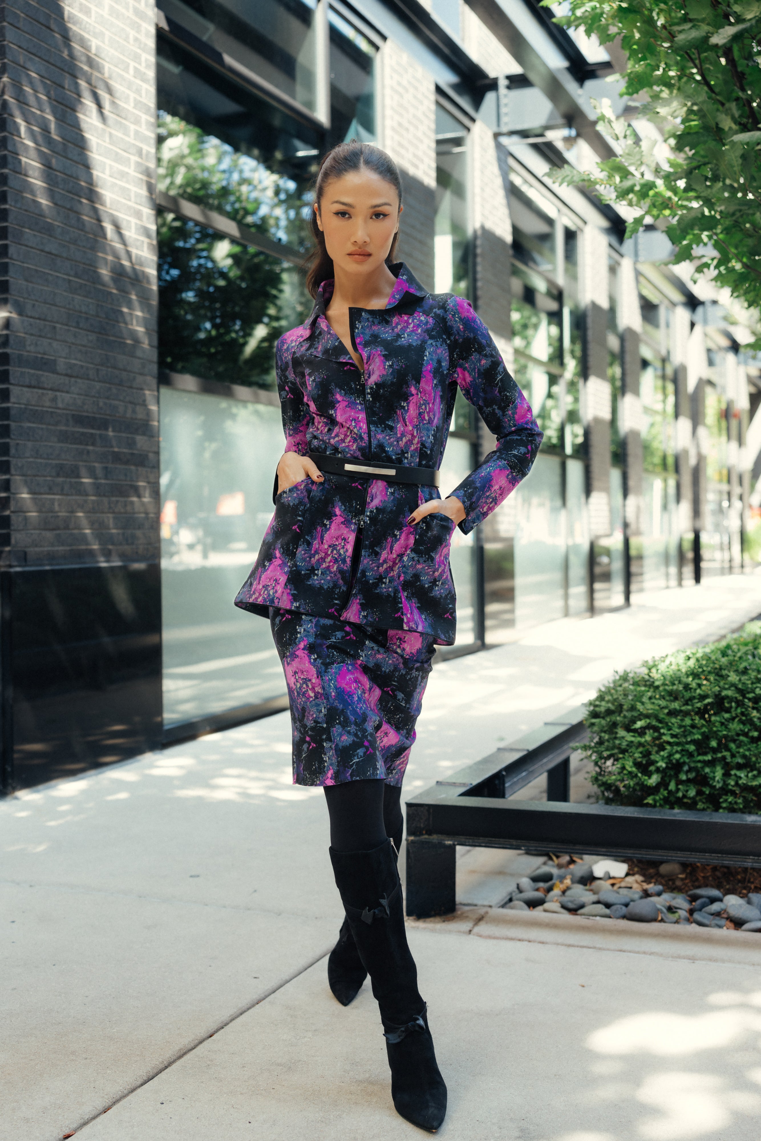 New York Skirt - Genzano Print