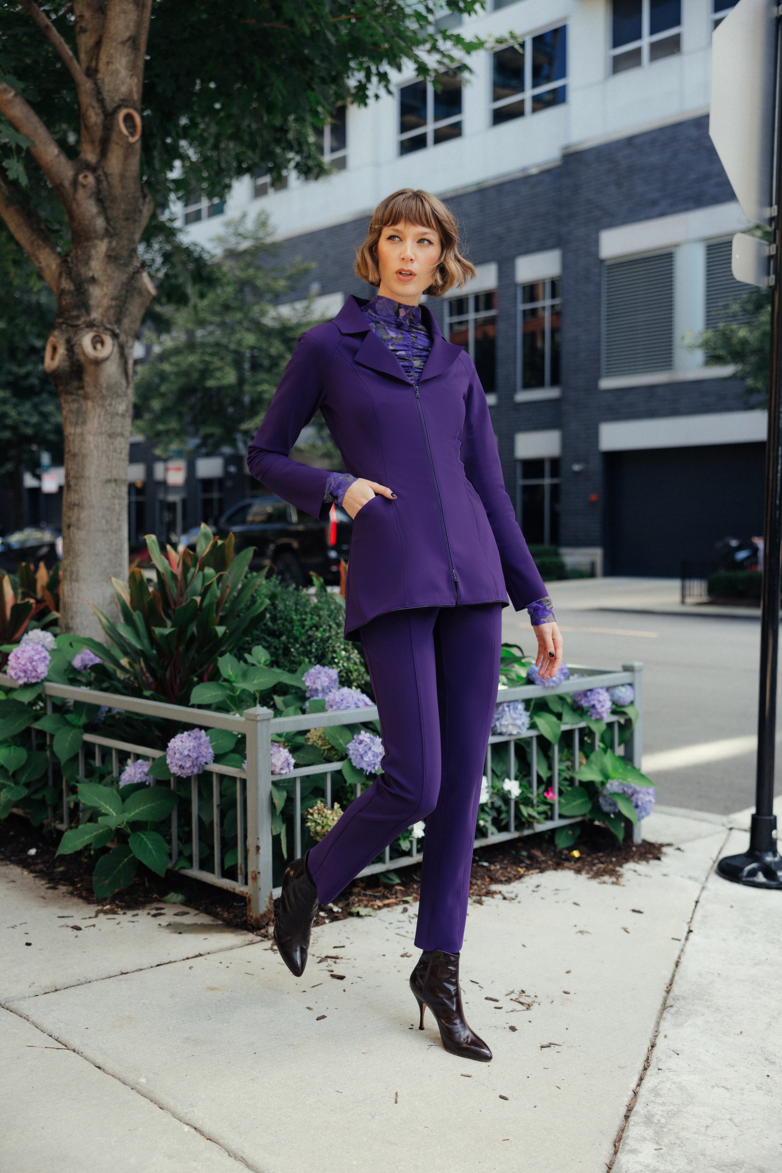 Lucrezia Jacket - Viola