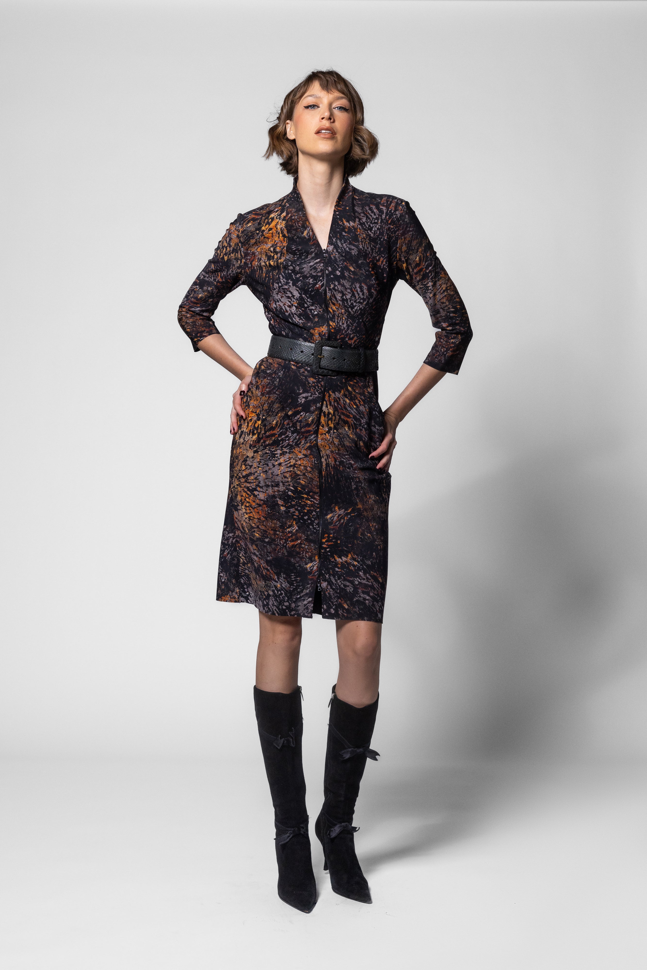 Ludovica Dress - Cortona Print