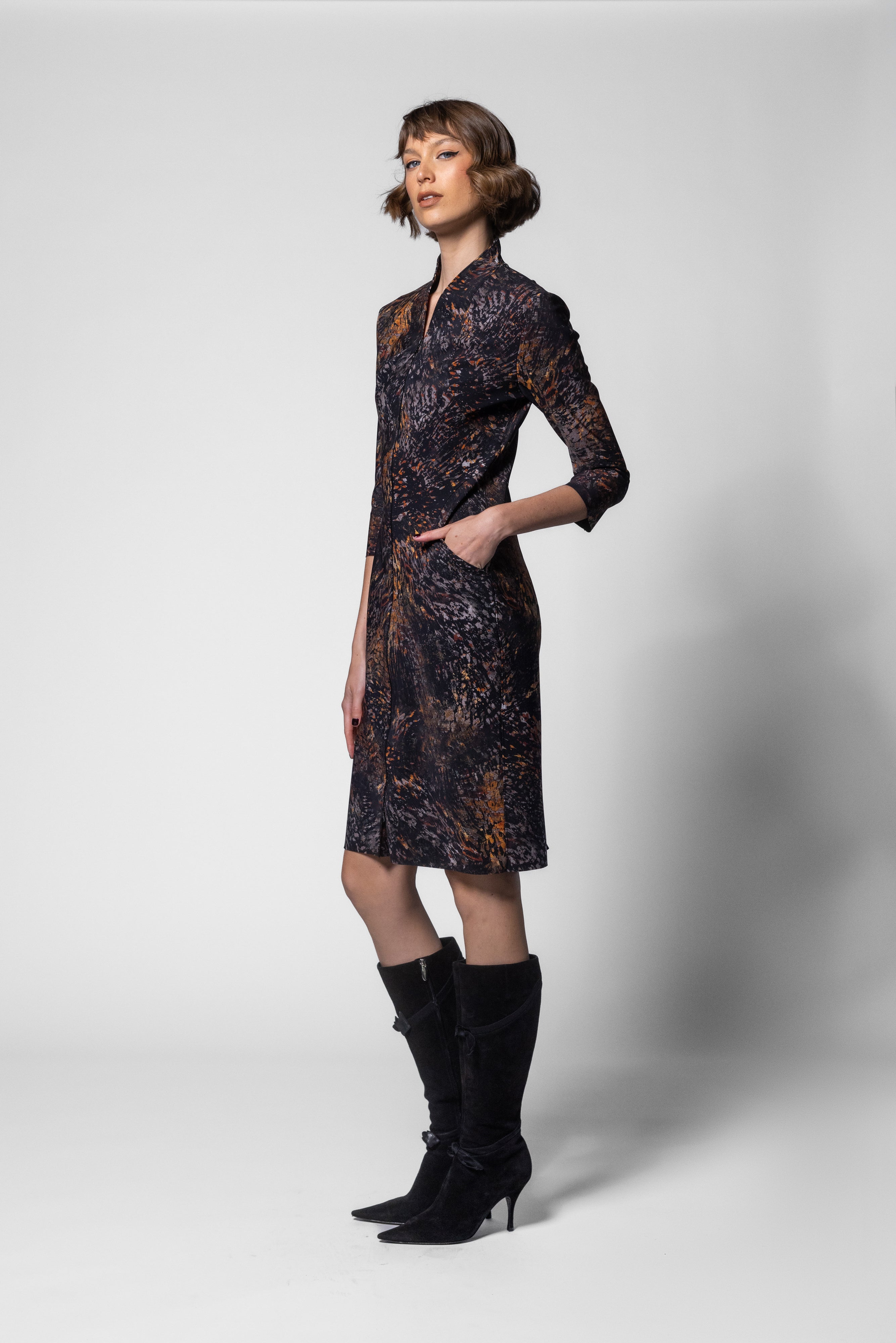Ludovica Dress - Cortona Print