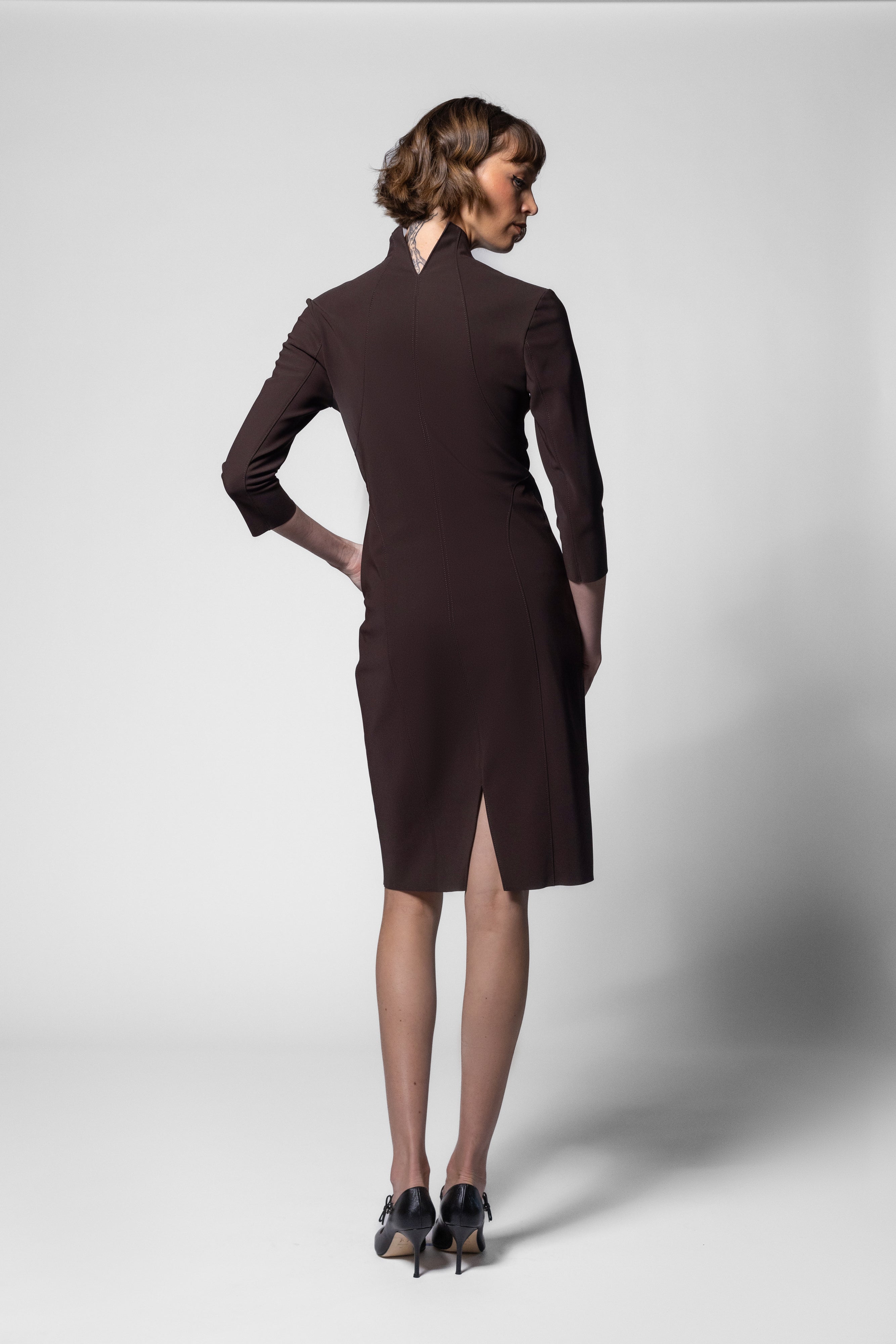 Ludovica Dress - Espresso