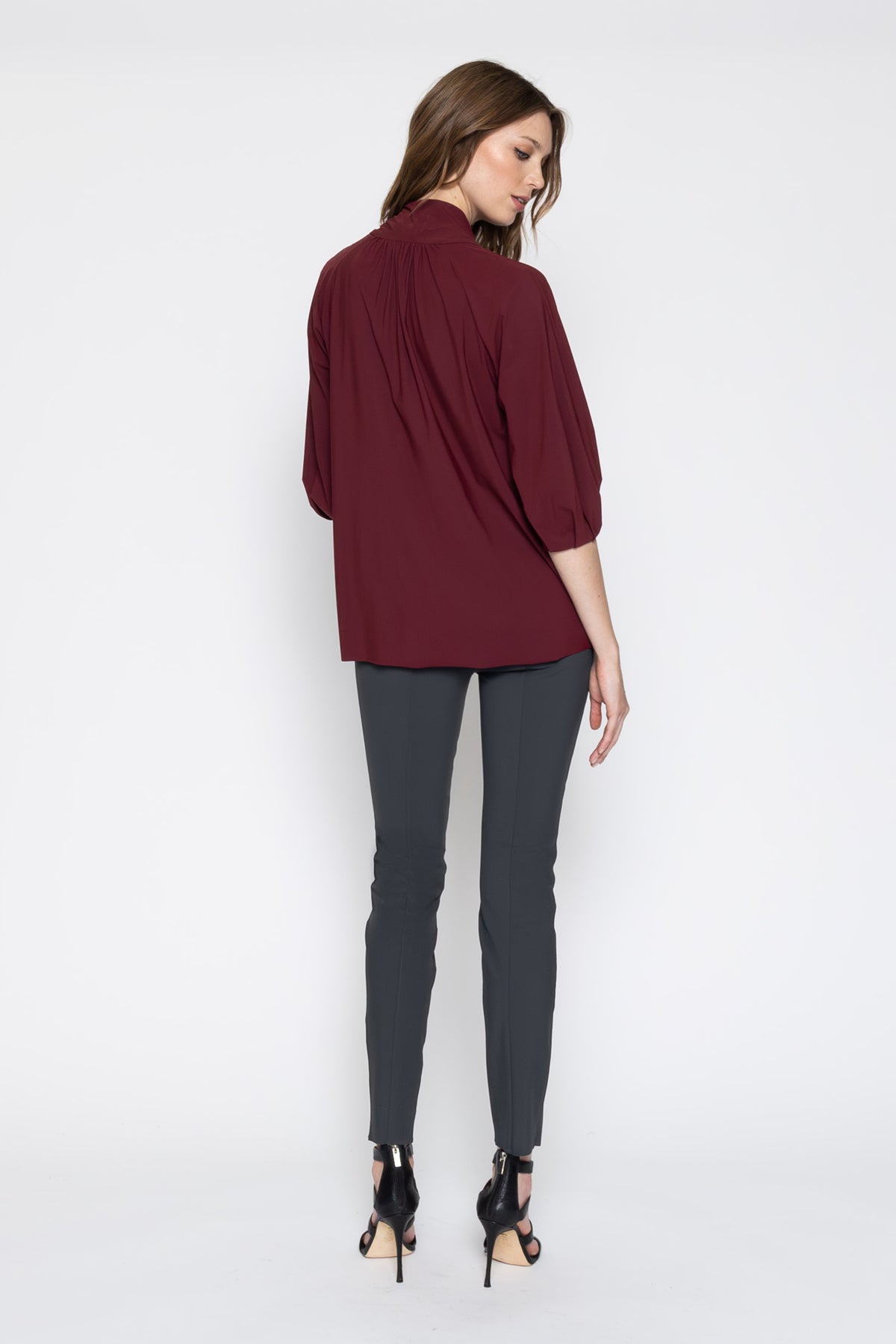 Gish Blouse - Wine