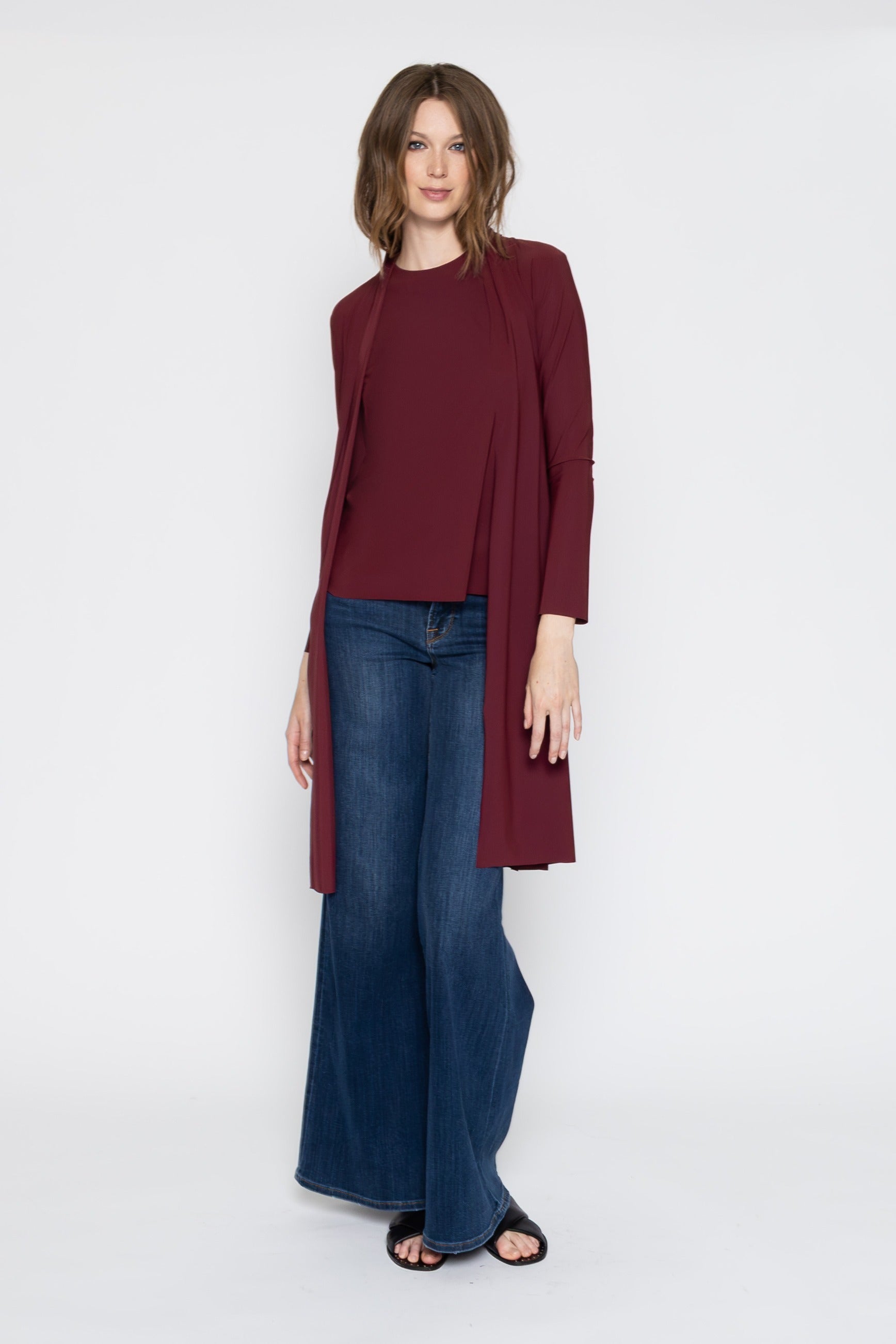 Greta Coat - Wine