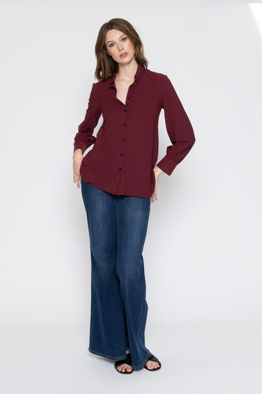 Law Blouse - Wine