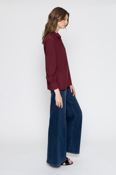 Law Blouse - Wine