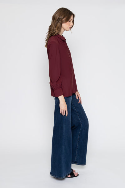 Law Blouse - Wine