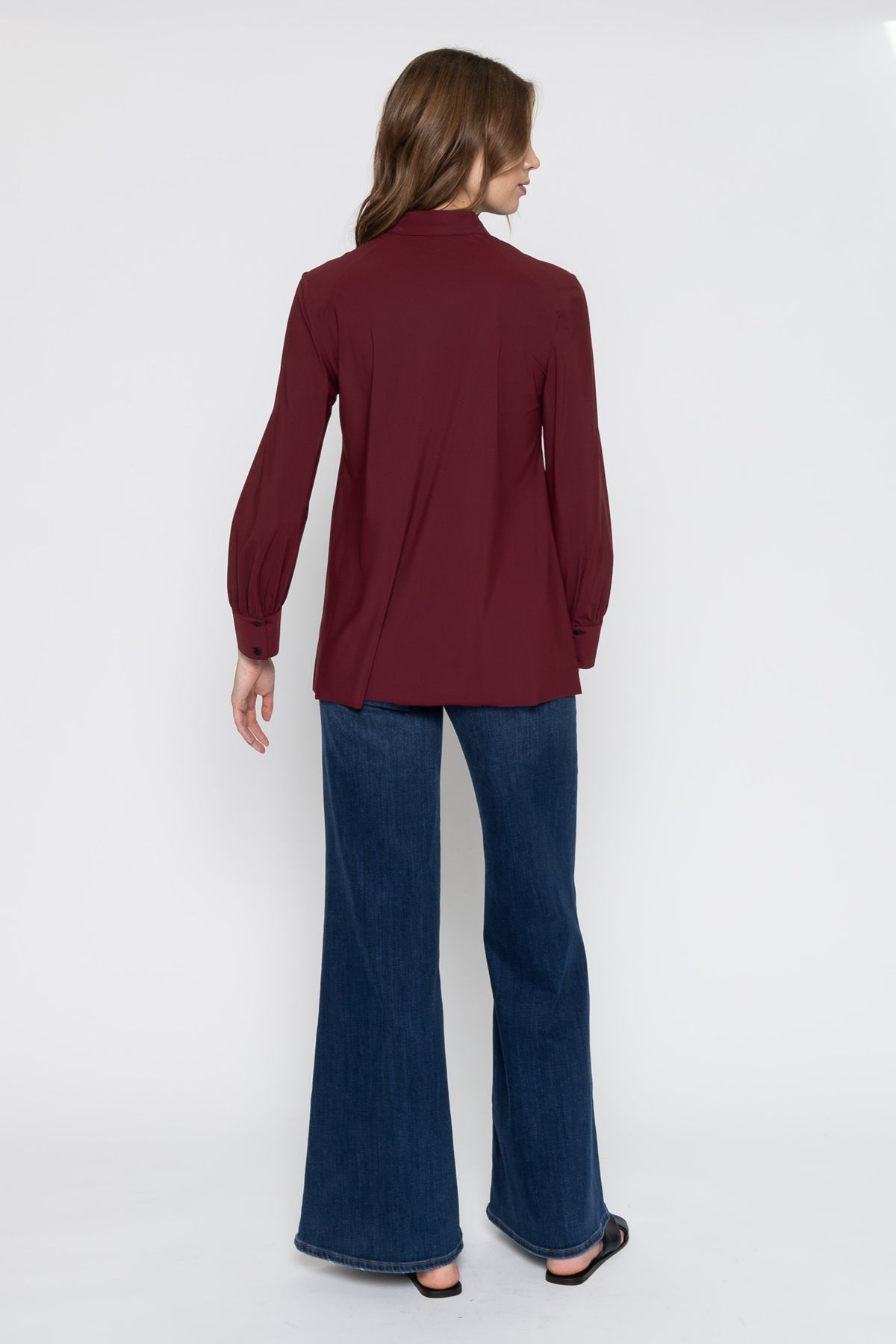 Law Blouse - Wine
