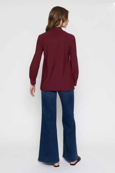 Law Blouse - Wine