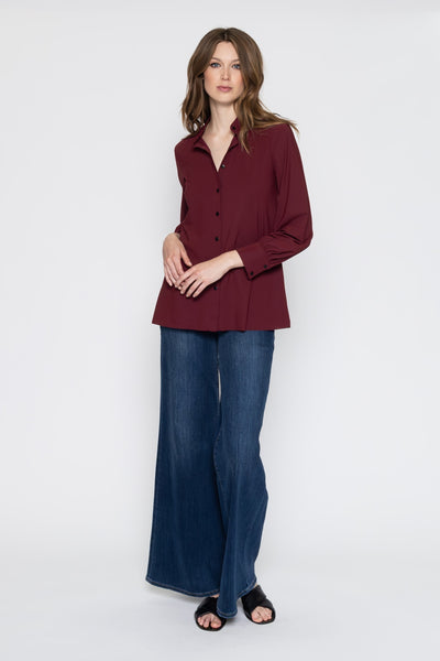 Law Blouse - Wine