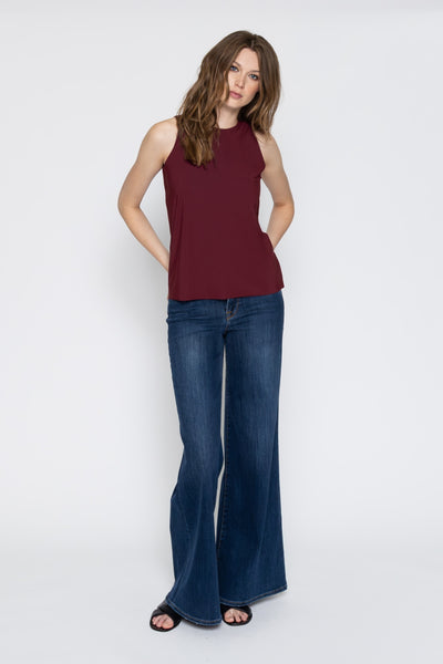 Racer 22 Top - Wine