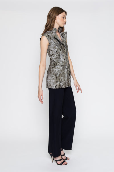 Sinatra Top - Cobra Print