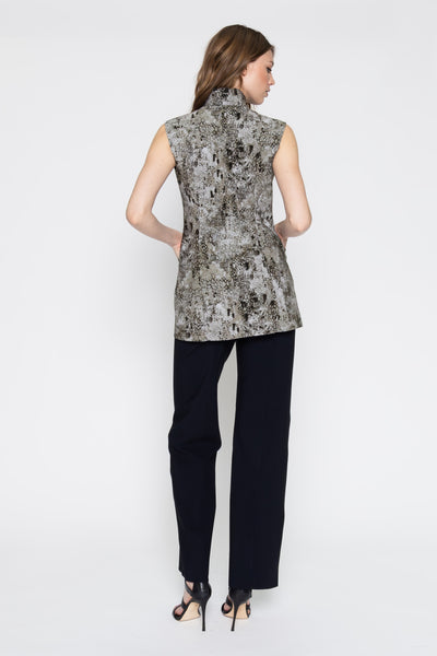 Sinatra Top - Cobra Print