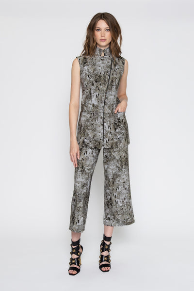 Sinatra Top - Cobra Print