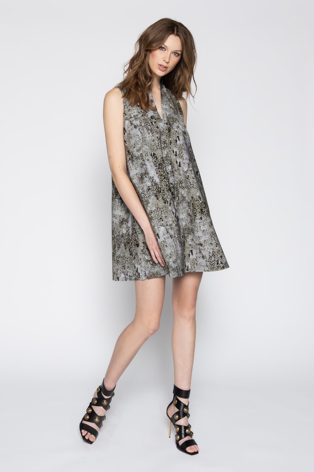 Swinton Mini Tunic - Cobra Print