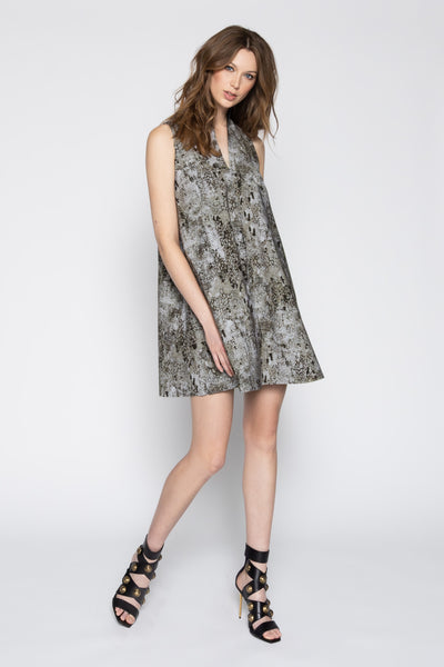 Swinton Mini Tunic - Cobra Print