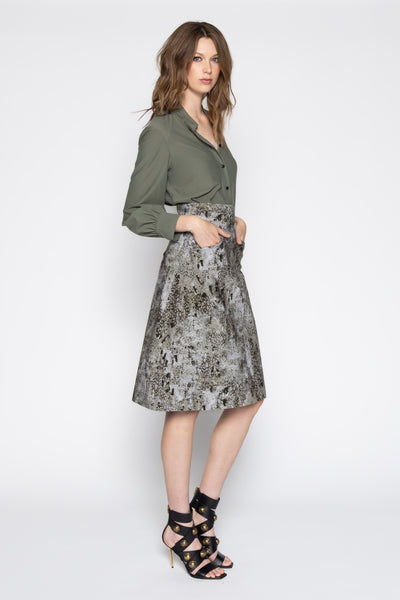 Vedder Skirt - Cobra Print