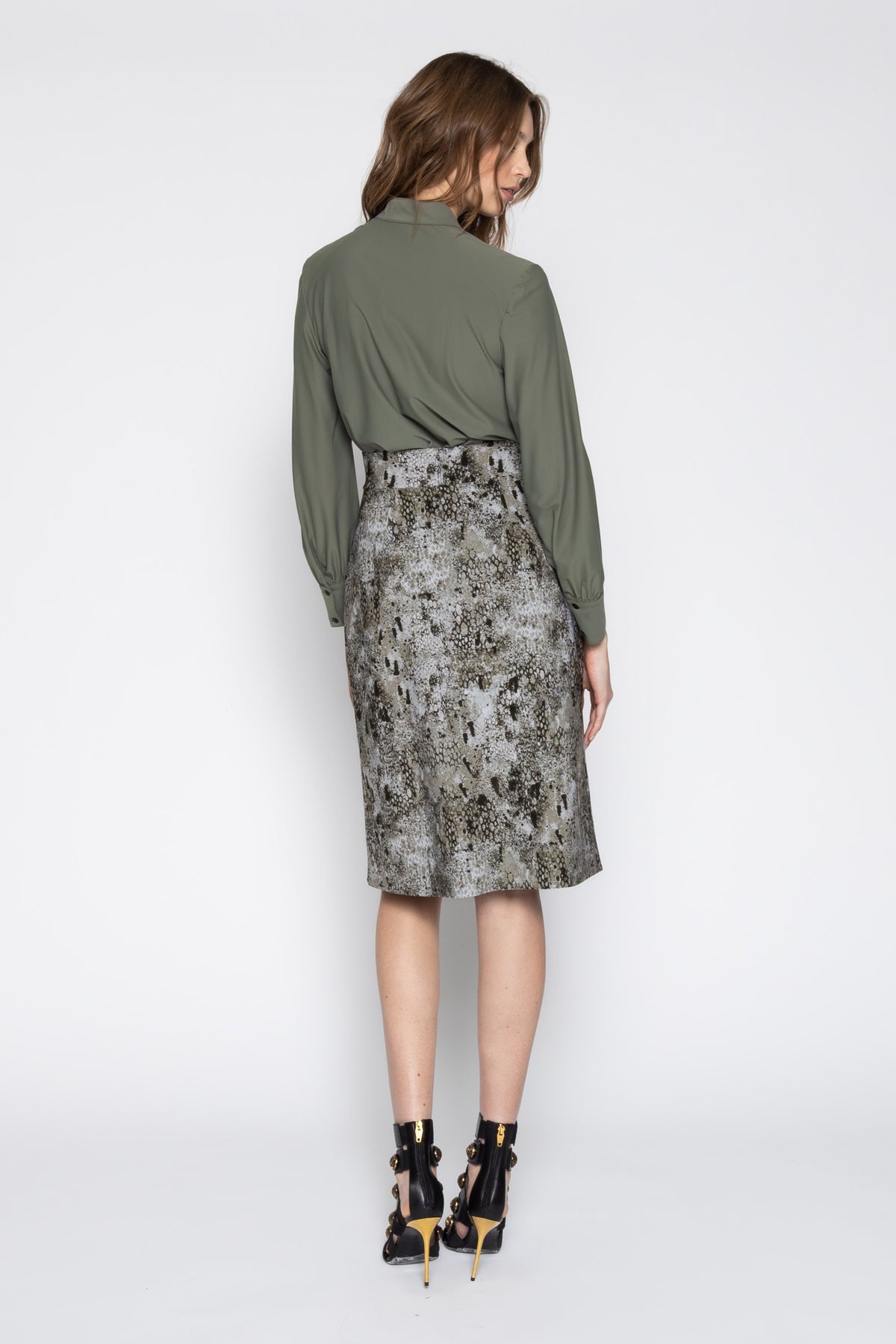 Vedder Skirt - Cobra Print