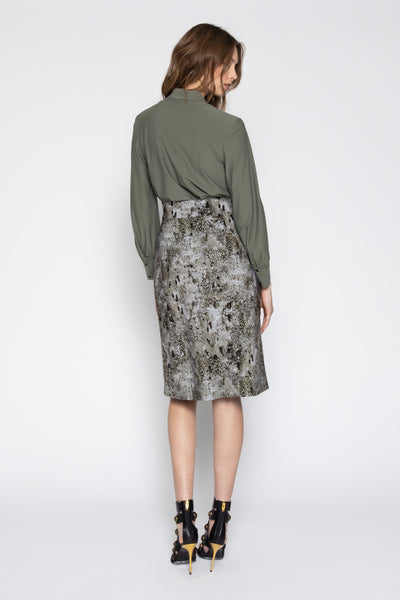 Vedder Skirt - Cobra Print