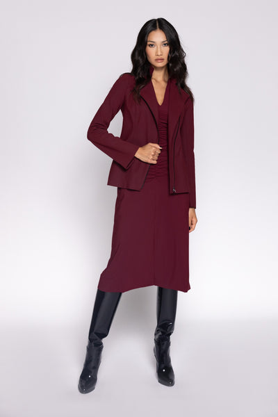 Chalamet Dress - Wine