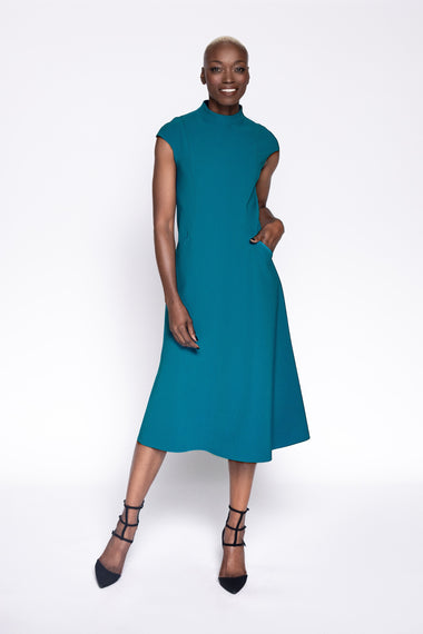Delphine Dress - Ocean