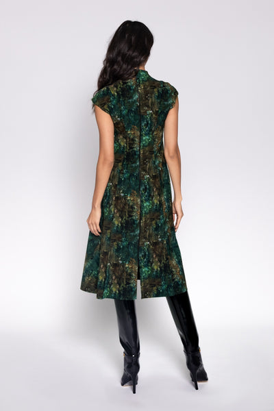 Delphine Dress - Wildwood Print