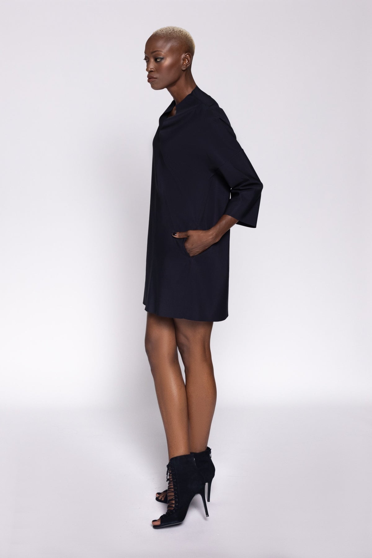 Harrison Mini Tunic - Black