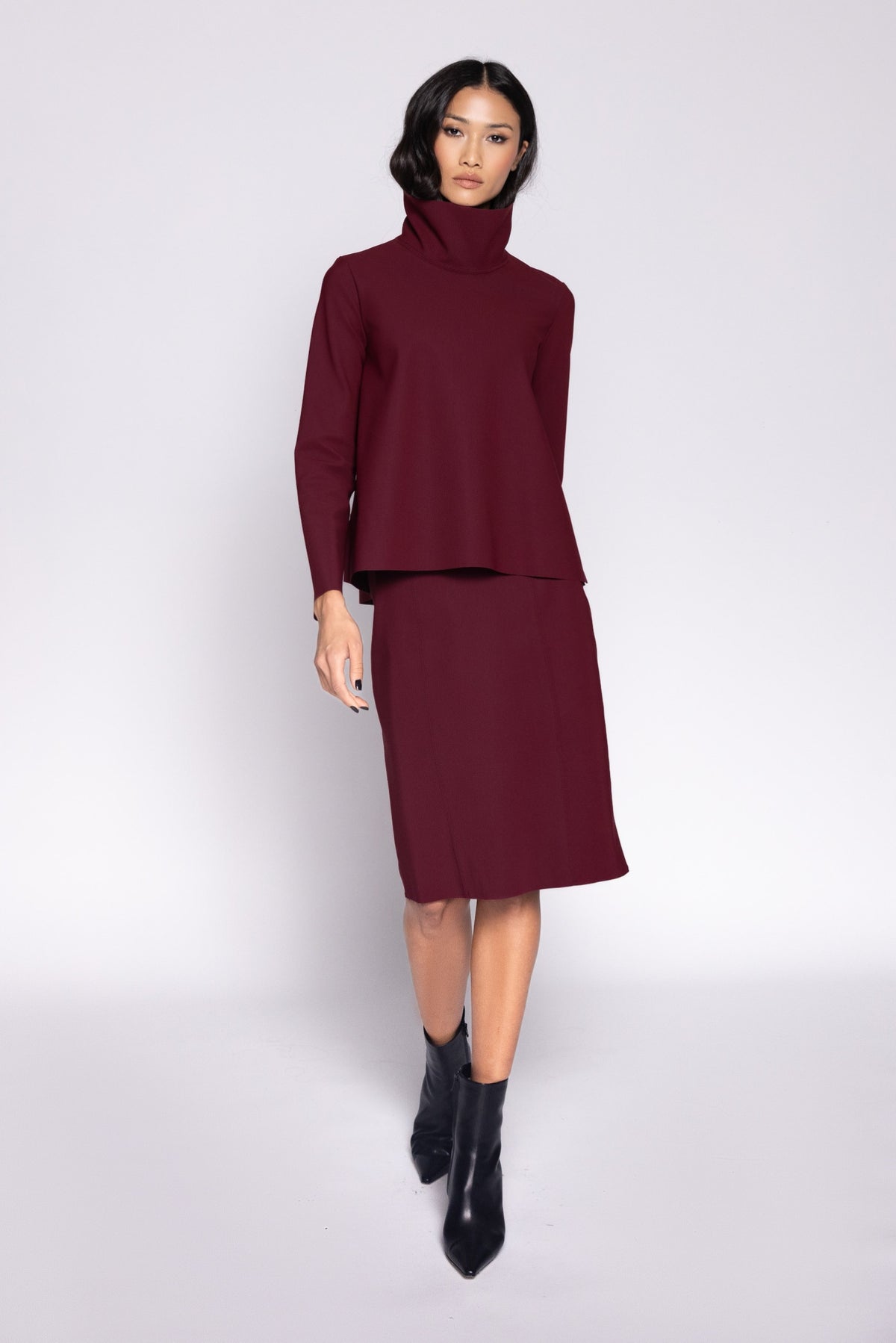 Remick Skirt - Wine