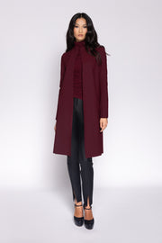 Reefer Coat - Wine
