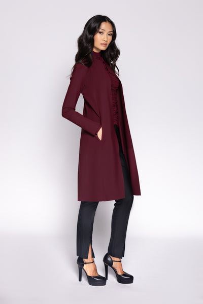 Reefer Coat - Wine