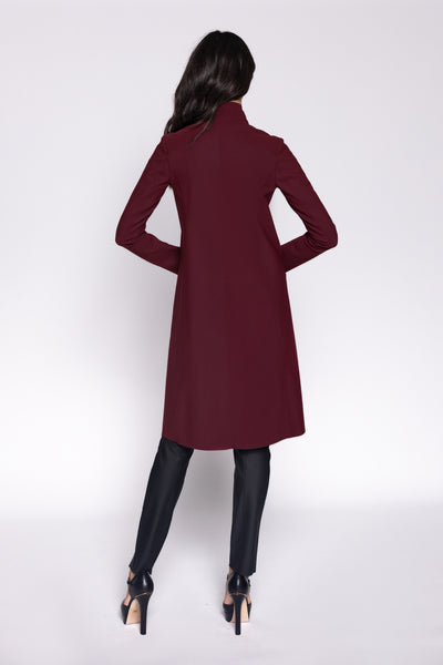 Reefer Coat - Wine