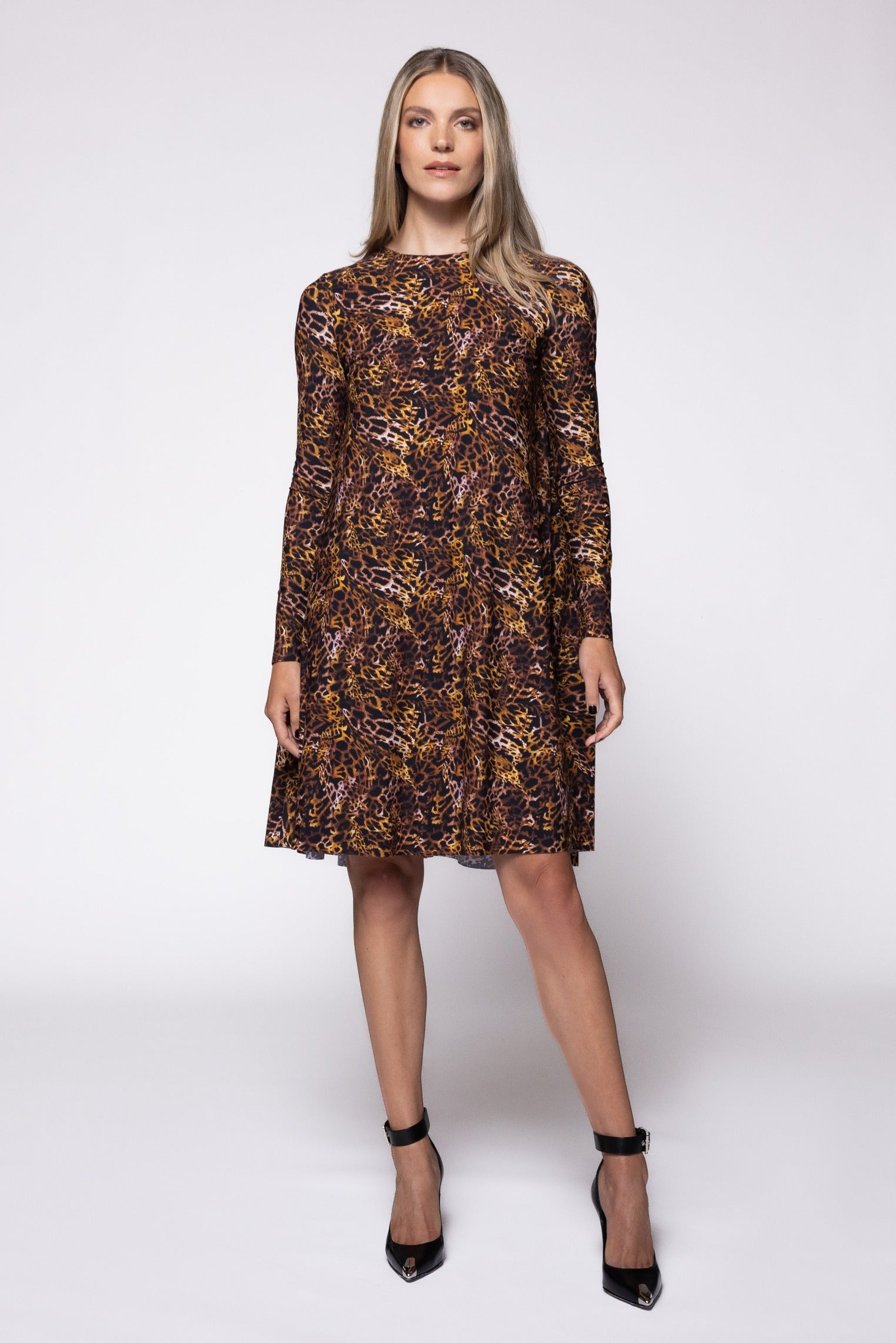 Autumn Dress - Jaguar Print