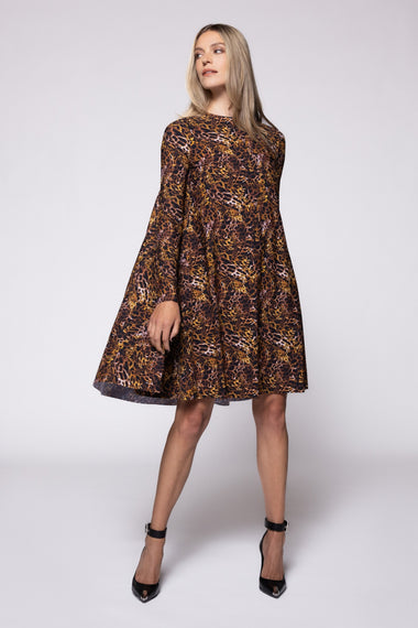 Autumn Dress - Jaguar Print