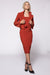 Evii Dress - Flame