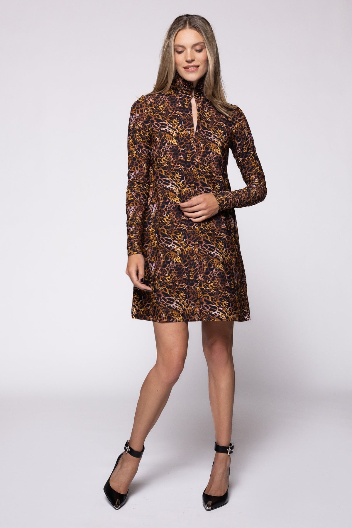 Firth Mini Tunic - Jaguar Print